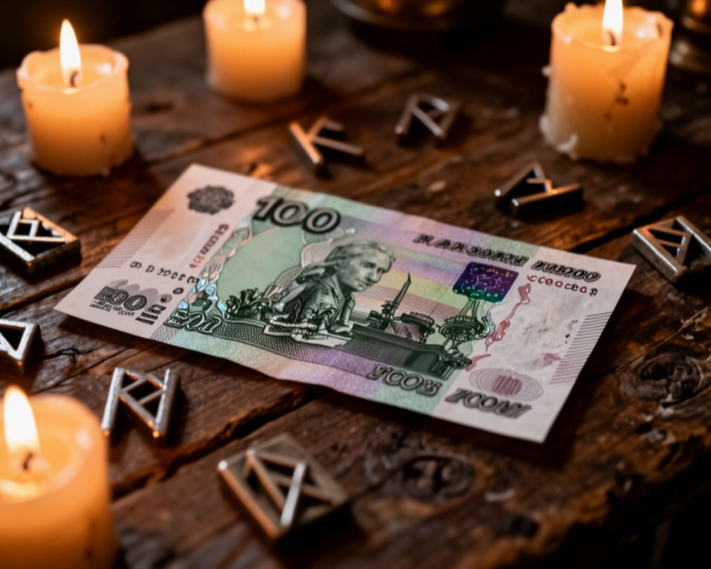 Зарядка купюры на открытие финансового канала